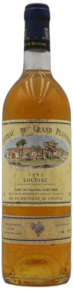 illustration du vin Chateau du Grand Plantier 1993