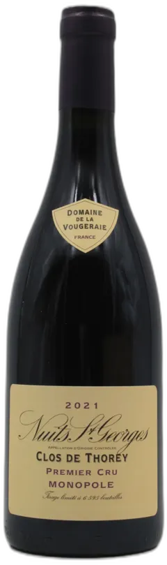 photo du vin Nuits Saint Georges 1er Cru Clos de Thorey Monopole 2021 Domaine de la Vougeraie