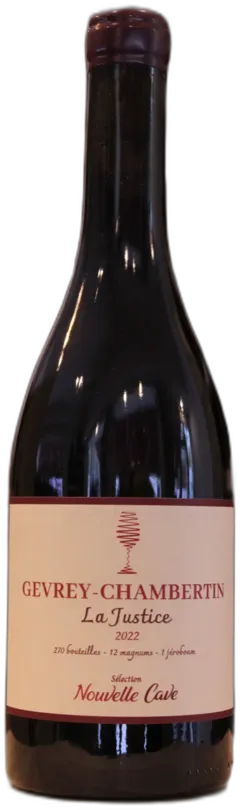 illustration du vin Gevrey Chambertin la Justice 2022 Selection Nouvelle Cave