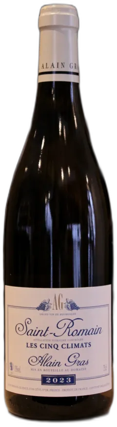 photo du vin Saint Romain les Cinq Climats 2023 Alain Gras