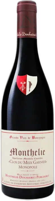 photo du vin Monthélie Clos du Meix Garnier 2022
