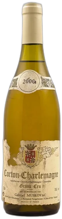 photos du vin Muskovac Corton Charlemagne 2000