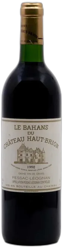 photo du vin Bahans Haut Brion Pessac Leognan