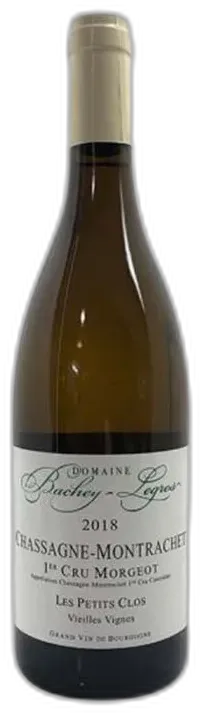 vue du vin Chassagne-Montrachet Blanc 1er Cru Morgeot "les Petits Clos" 2023 Domaine Bachey-Legros