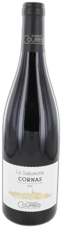 photo du vin Cornas 2016 Sabarotte Domaine Courbis