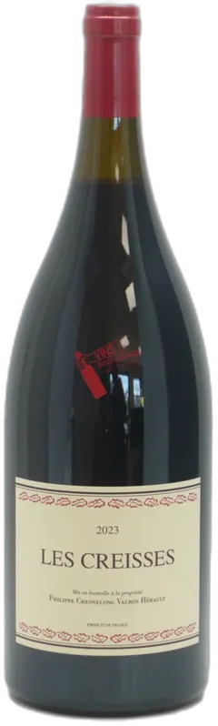 photo du vin Domaine les Creisses Igp Pays d’Hérault 2023 Magnum