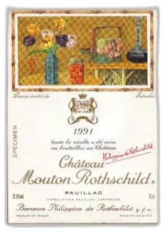 photo du vin Chateau Mouton Rothschild