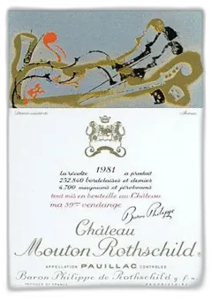 photo du vin Chateau Mouton Rothschild
