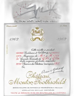 photo du vin Chateau Mouton Rothschild