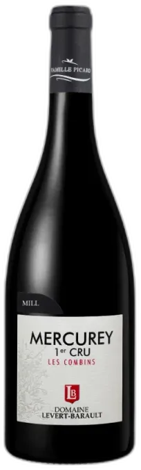vue du vin Mercurey 1er Cru "les Combins" 2020 Domaine Levert Barault