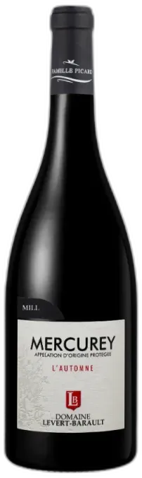image du vin Mercurey Village "l'Automne" 2020 Rouge Domaine Levert Barault