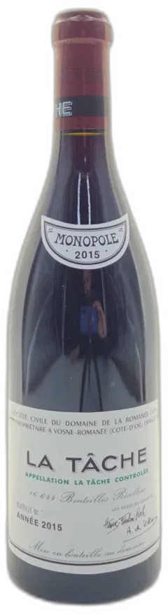 photos du vin la Tache Domaine de la Romanée-Conti 2015