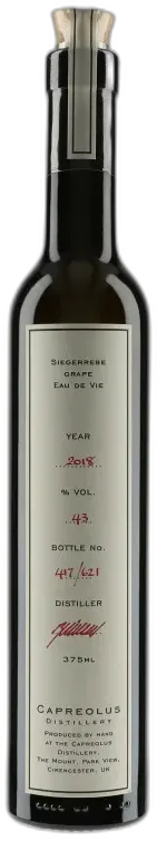 aperçu du vin Eau de Vie de Siegerrebe 2018
