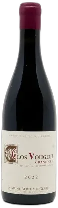 photo du vin Berthaut-Gerbet Clos Vougeot Grand Cru 2022