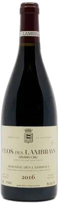 photo du vin Domaine des Lambrays Clos des Lambrays Grand Cru 2016