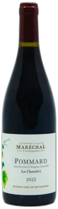 vue du vin Claude Marechal Pommard la Chanière 2022