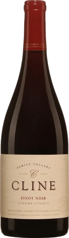 vue du vin Cline Pinot Noir 2021