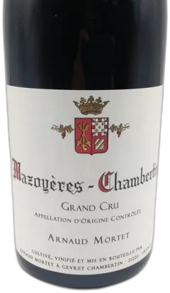 image du vin Mazoyeres Chambertin Grand Cru Domaine Arnaud Mortet