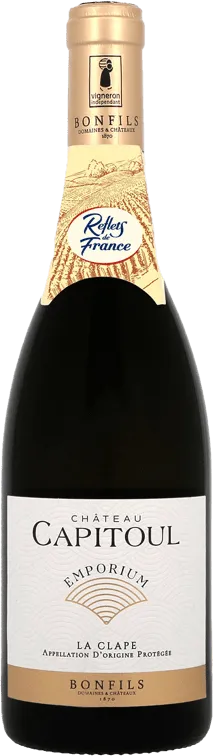 illustration du vin Château Capitoul "Emporium" "Reflets de France" a O.p la Clape, Vin Rouge