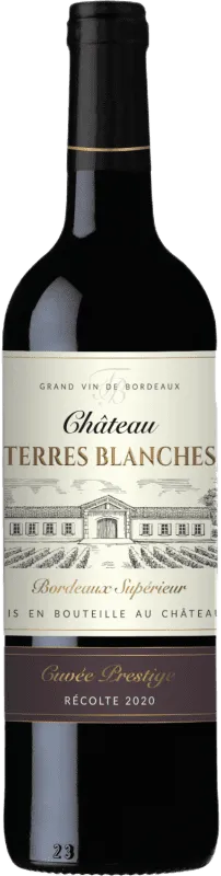 image du vin Château Terres Blanches "Cuvée Prestige" a O.p Bordeaux Supérieur, Vin Rouge