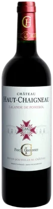 vue du vin Lalande de Pomerol Château Haut Chaigneau 2019