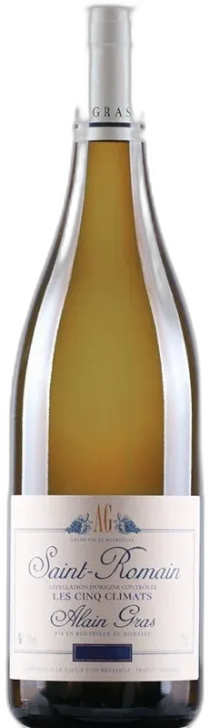 photo du vin Saint Romain les Cinq Climats Alain Gras
