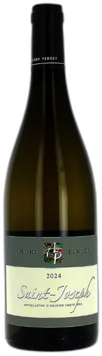 vue du vin Domaine André Perret Saint-Joseph Blanc 2024