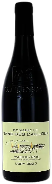 image du vin Vacqueyras Cuvée de Lopy Vieilles Vignes le Sang des Cailloux