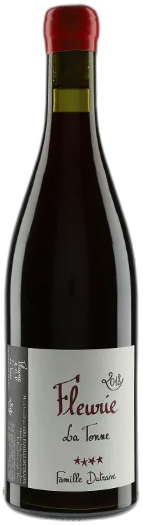 vue du vin Fleurie la Tonne 2018