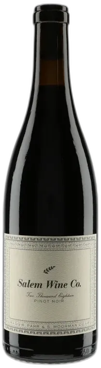 vue du vin Salem Wine co Pinot Noir