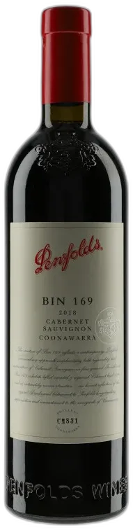 illustration du vin Bin 169 2018