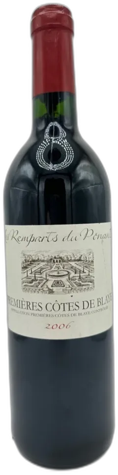 photo du vin Château les Remparts du Ponant Premieres Cotes de Blaye Bordeaux France