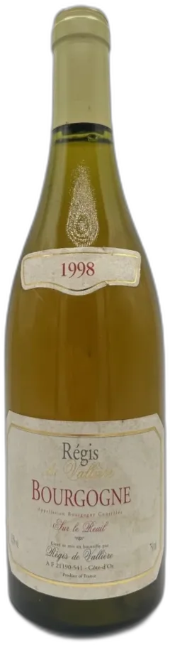 photo du vin Domaine de Valliere Sur le Reuil Bourgogne Chardonnay Bourgogne France