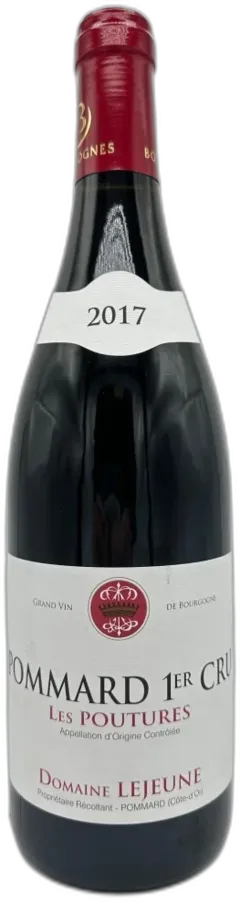 photos du vin Domaine Lejeune Pommard 1er Cru 'les Poutures' Bourgogne France
