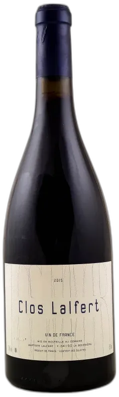 vue du vin Clos Lalfert Vin de France 2015