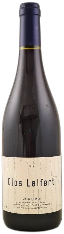 photo du vin Clos Lalfert Vin de France 2018
