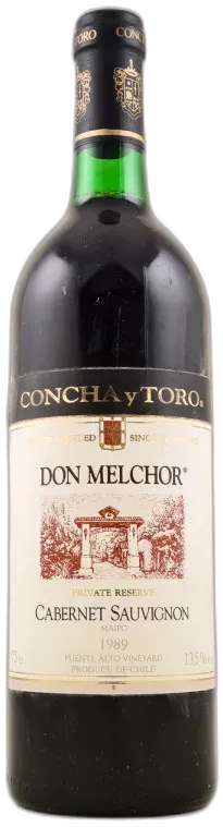 photo Concha y Toro Don Melchor 1989