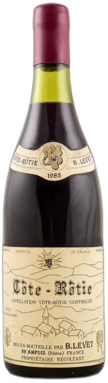 photo Levet Côte Rôtie 1985
