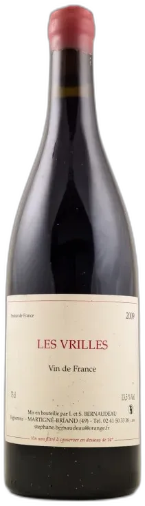 vue du vin Bernaudeau Vin de France "les Vrilles" 2009