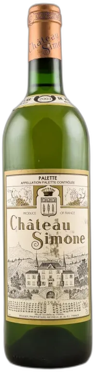 photos du vin Château Simone Blanc Palette Famille Rougier 2003