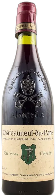image du vin Henri Bonneau Châteauneuf du Pape "Réserve des Célestins" 1989 Millésime Sur Bouchon