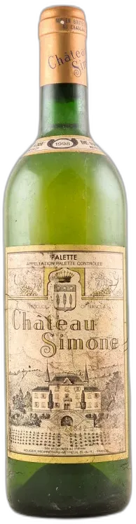 photos du vin Château Simone Blanc Palette Famille Rougier 1998