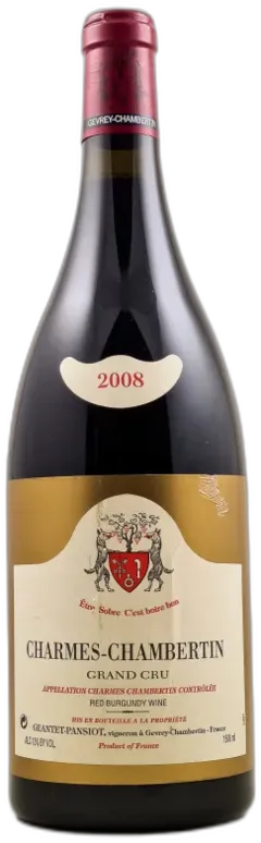 photo Geantet Pansiot Charmes Chambertin 2008 Magnum