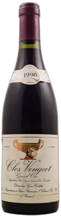 photo Gros Frère & Soeur Clos Vougeot 1996