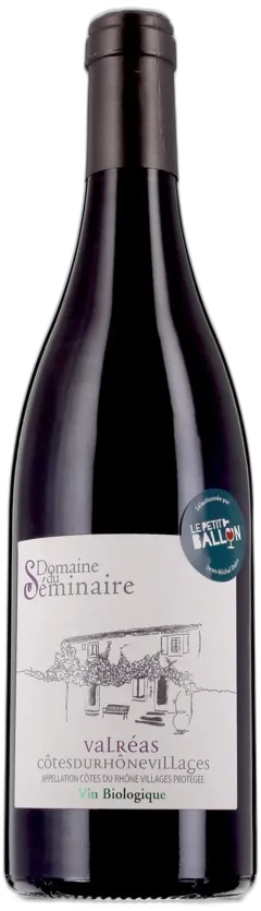 capture du vin Domaine du Séminaire Aop Côtes-du-Rhône-Villages Valréas