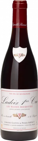 photo du vin Aoc Ladoix 1er Cru "les Basses Mourottes" Domaine Gaston et Pierre Ravaut