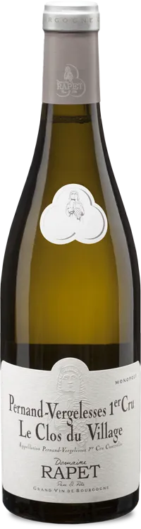 photo du vin Aoc Pernand-Vergelesses 1er Cru "le Clos du Village" Domaine Rapet