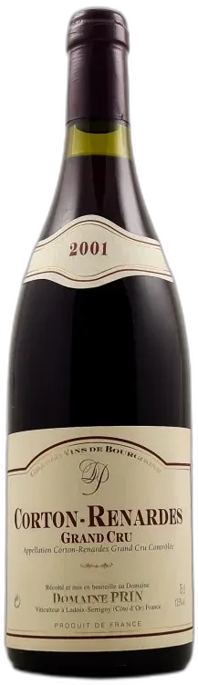photo du vin Domaine Prin Corton Renardes 2001