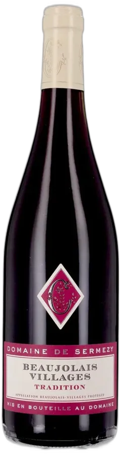 vue du vin Domaine de Sermezy Beaujolais Villages Tradition Aop Beaujolais-Villages