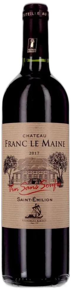 photo du vin Château Franc le Maine Sans Soufre Aop Saint-Émilion